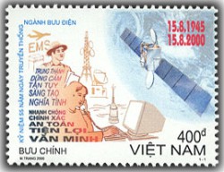 Kỷ niệm 55 năm ngày truyền thống ngành Bưu điện (15/8/1945 - 15/8/2000)