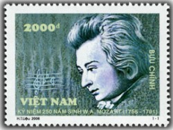Kỷ niệm 250 năm sinh W.A. Mozart (1756 - 1791)