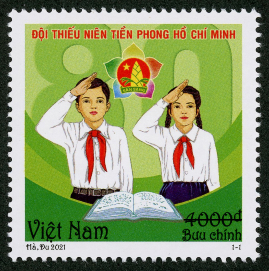 Thông báo phát hành bộ tem: “Đội Thiếu niên Tiền phong Hồ Chí Minh”