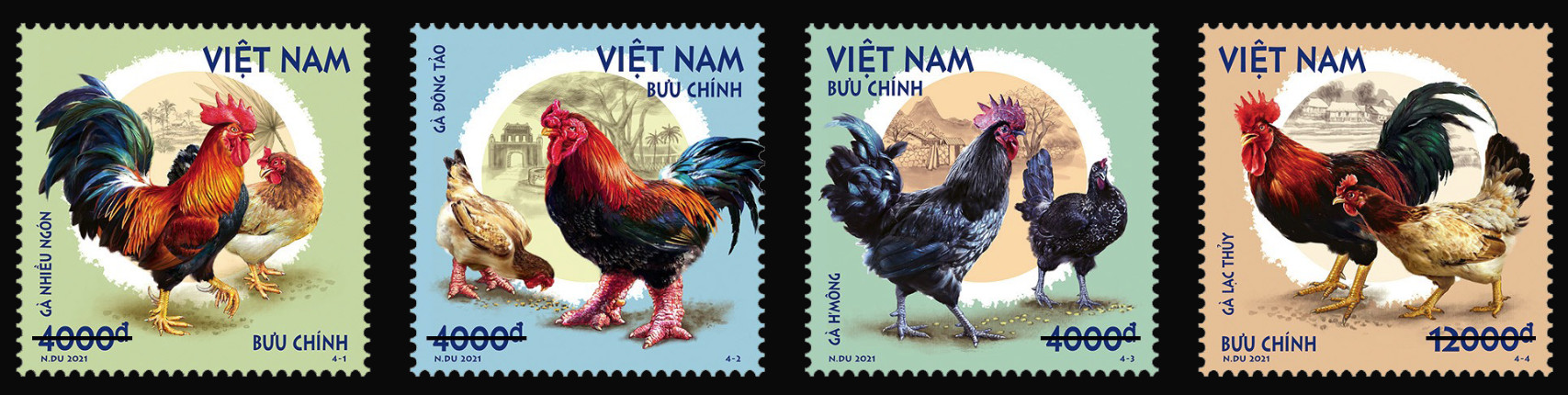 Thông báo phát hành bộ tem 