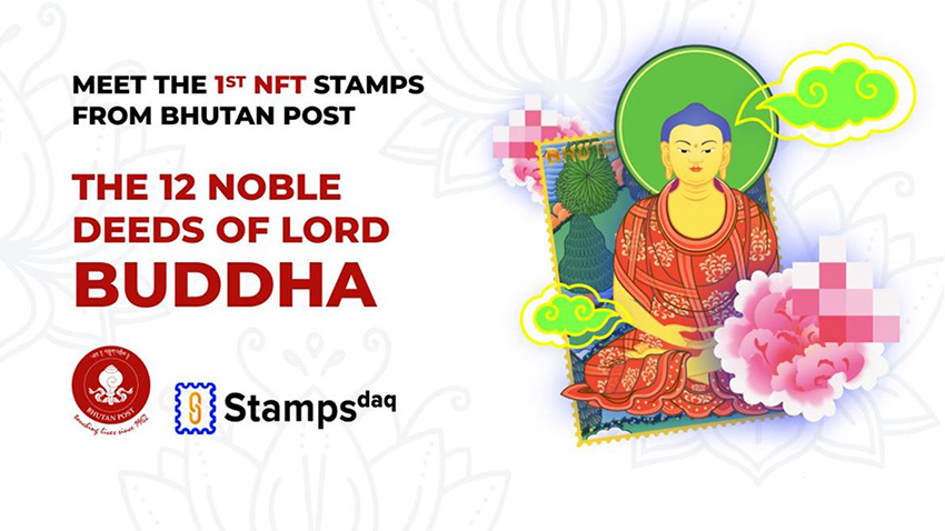 Bưu chính Bhutan gia nhập không gian số hoá tem chơi - NFT