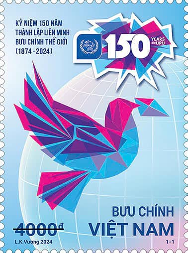 PHÁT HÀNH BỘ TEM: KỶ NIỆM 150 NĂM THÀNH LẬP LIÊN MINH BƯU CHÍNH THẾ GIỚI (1874-2024)