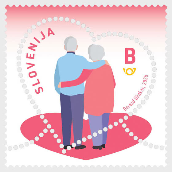 Bưu chính Slovenia phát hành tem về Lễ tình nhân