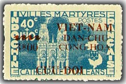 Nhà thờ Oóc-lê-ăng (40c + 1$10c)
