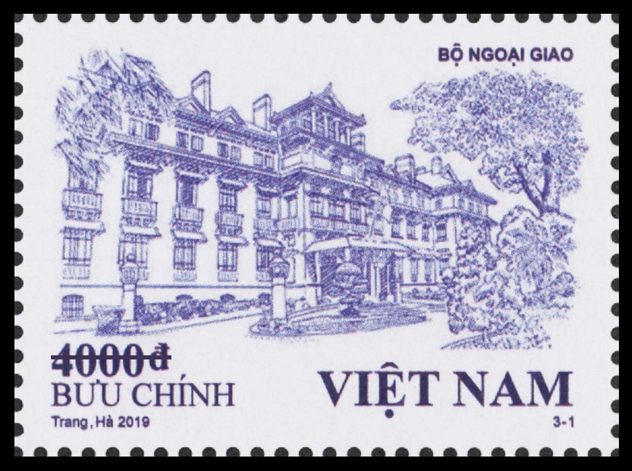 Kiến trúc phong cảnh Việt Nam (bộ 3) - Tem phổ thông
