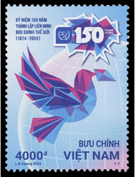 Kỷ niệm 150 năm thành lập liên minh bưu chính thế giới (1874-2024)