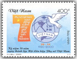 Kỷ niệm 70 năm ngày thành lập Hội Liên hiệp Phụ nữ Việt Nam (20/10/1930 - 20/10/2000)