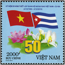 Kỷ niệm 50 năm thiết lập quan hệ ngoại giao Việt Nam - Cu Ba (02/12/1960 - 02/12/2010)