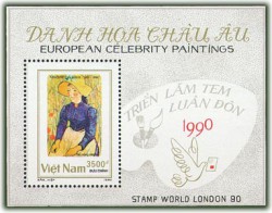 Triển lãm tem Thế giới Luân-đôn ‘90 (Danh hoạ châu Âu)